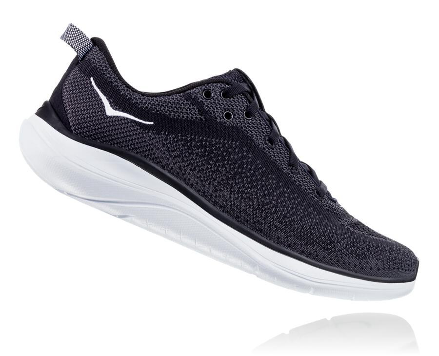 Hoka One One Løbesko Herre - Hupana Flow - Sort/Hvide - 570436EVC